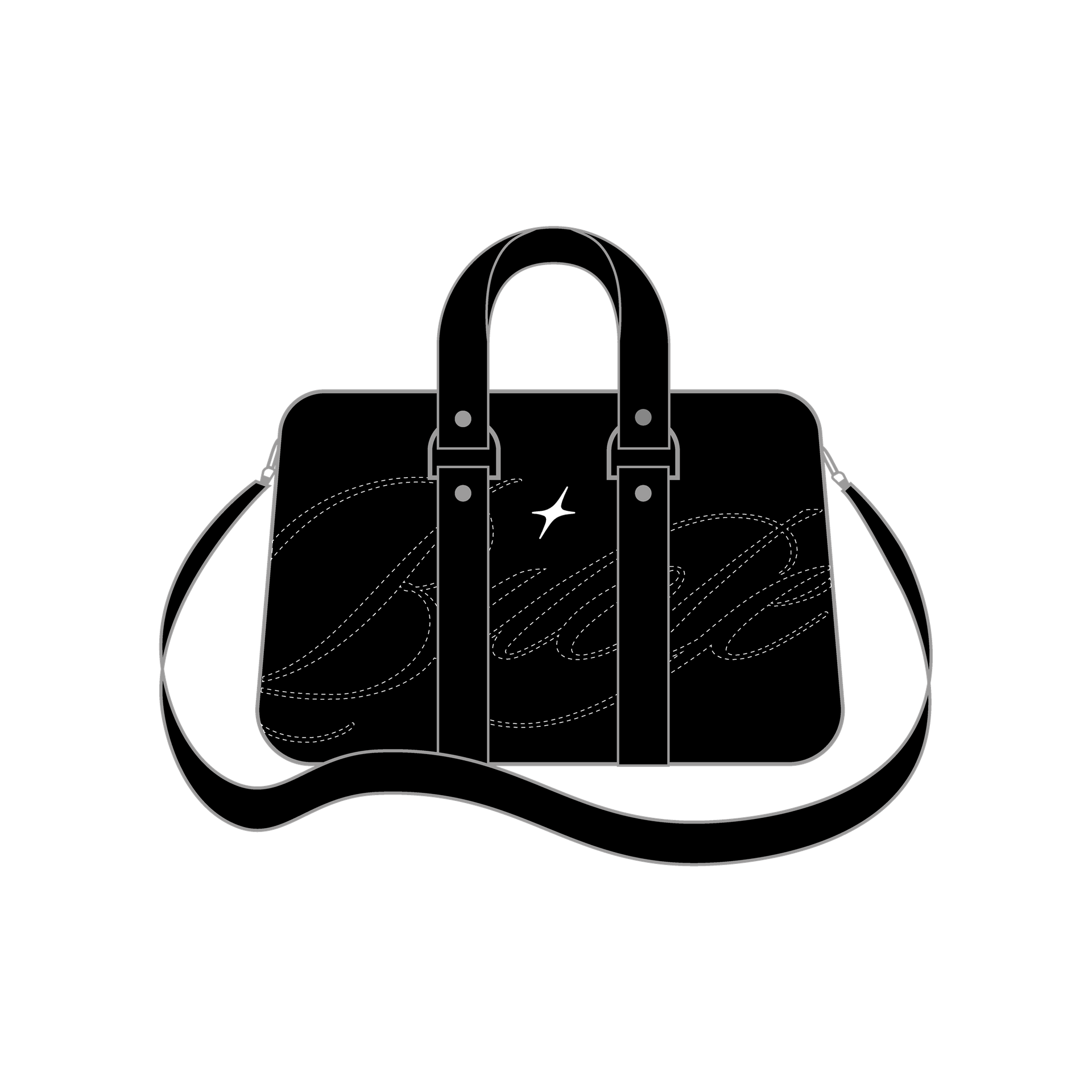 Boston Bag black – Buclefam